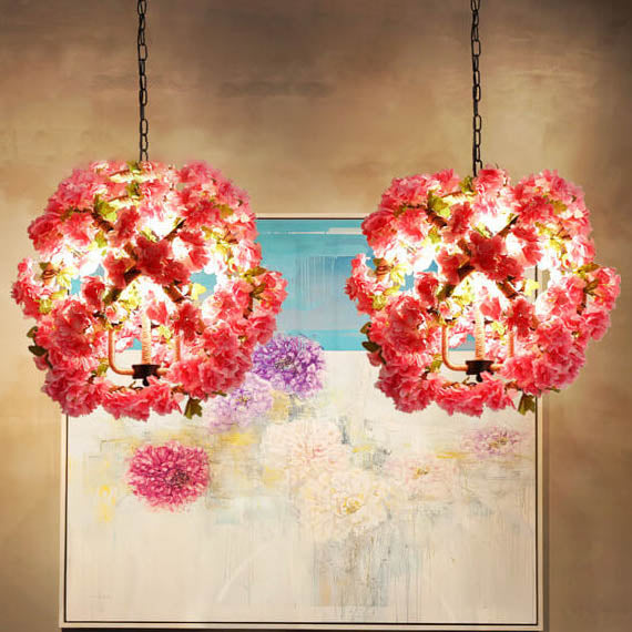 Industrial Vintage Greenery Cherry Blossom