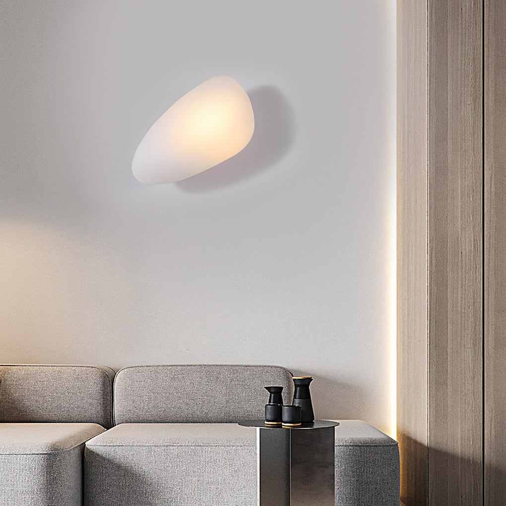 Colorful Glass Pebbles LED Modern Indoor Wall Sconce