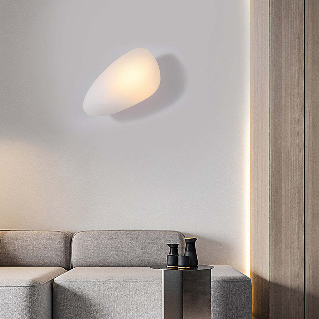 Colorful Glass Pebbles LED Modern Indoor Wall Sconce