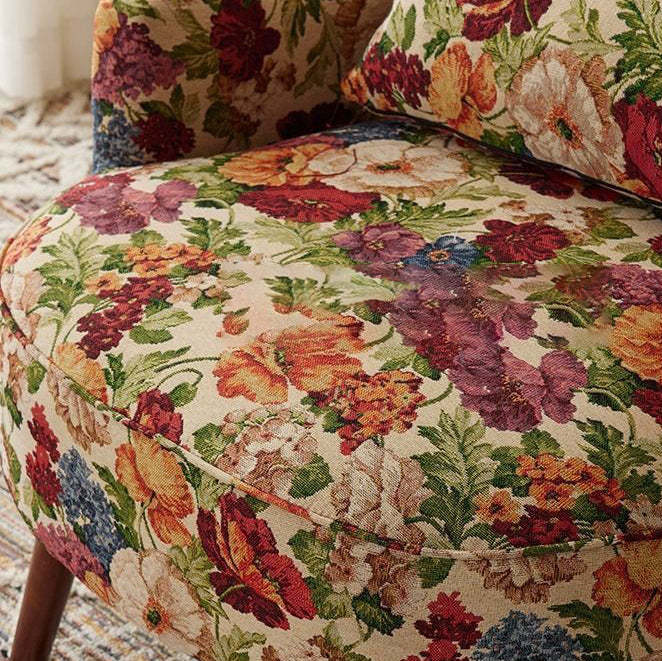 Vintage High Elasticity Wood Accent Chair