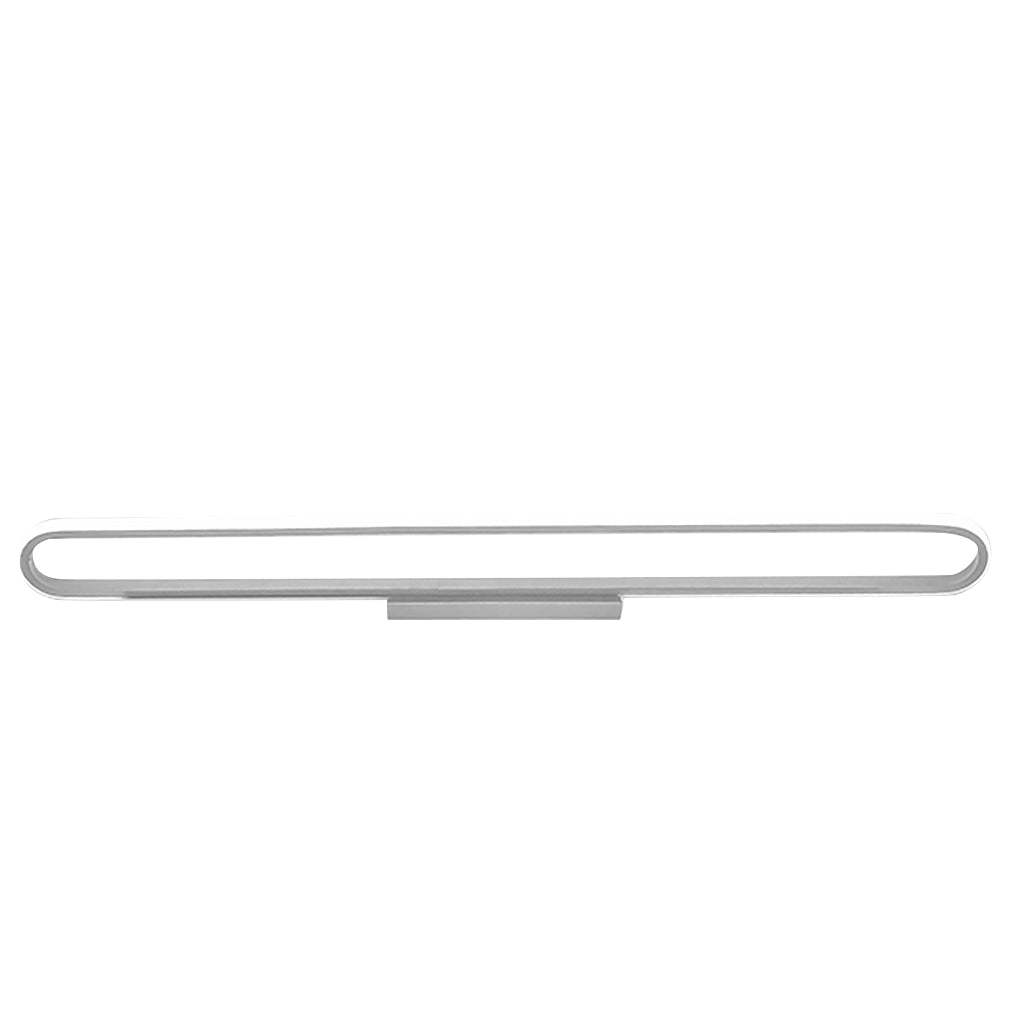 24" Rectangle LED Black Flush Mount Light
