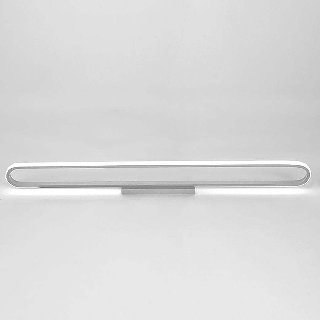 24" Rectangle LED Black Flush Mount Light