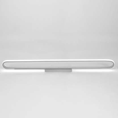 24" Rectangle LED Black Flush Mount Light