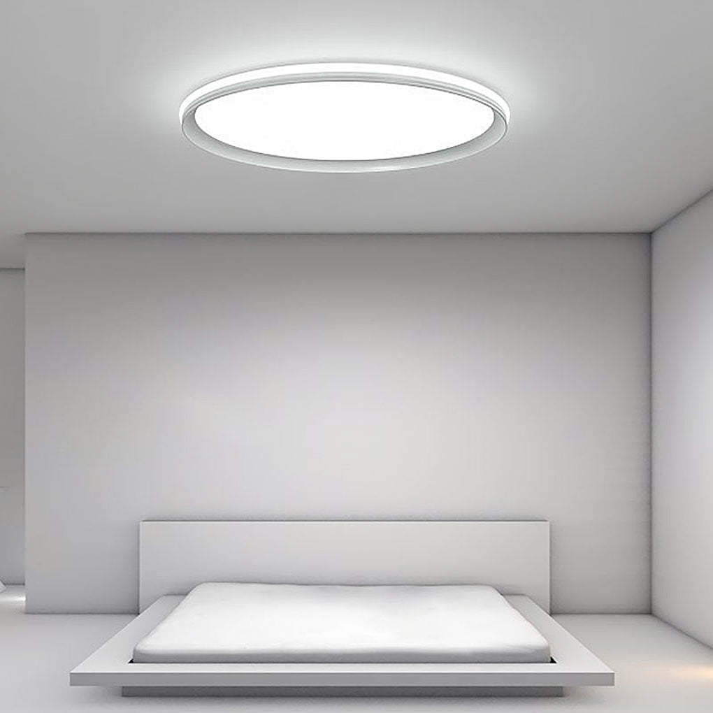 24" Round Ultra-Thin Modern Dimmable LED Flush Mount Light