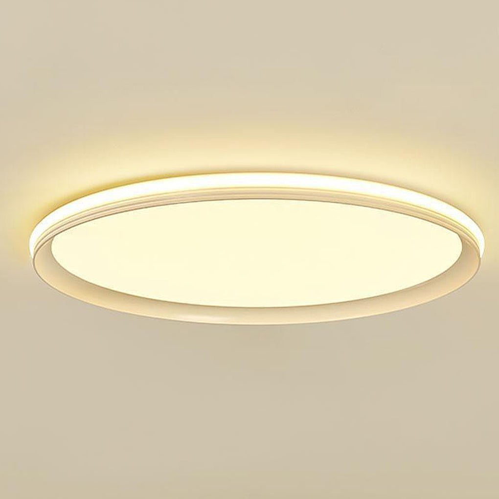 24" Round Ultra-Thin Modern Dimmable LED Flush Mount Light