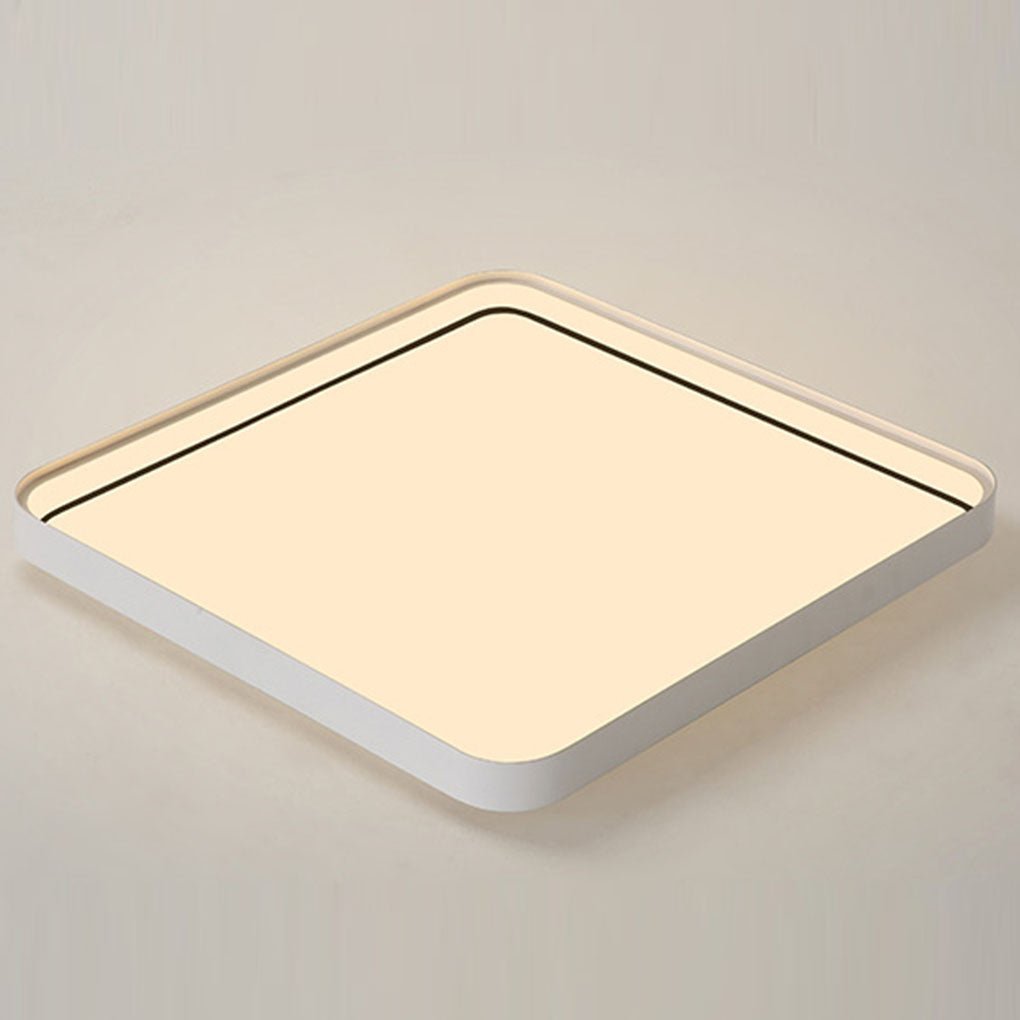 24" Modern Dimmable Edge Flush Mount Ceiling Light