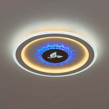 Round Acrylic LED Flush Mount Light