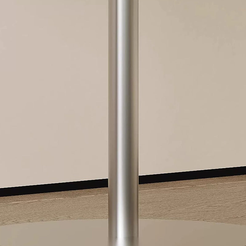 Modern Eclectic Steel Pine 2-Tier End Table