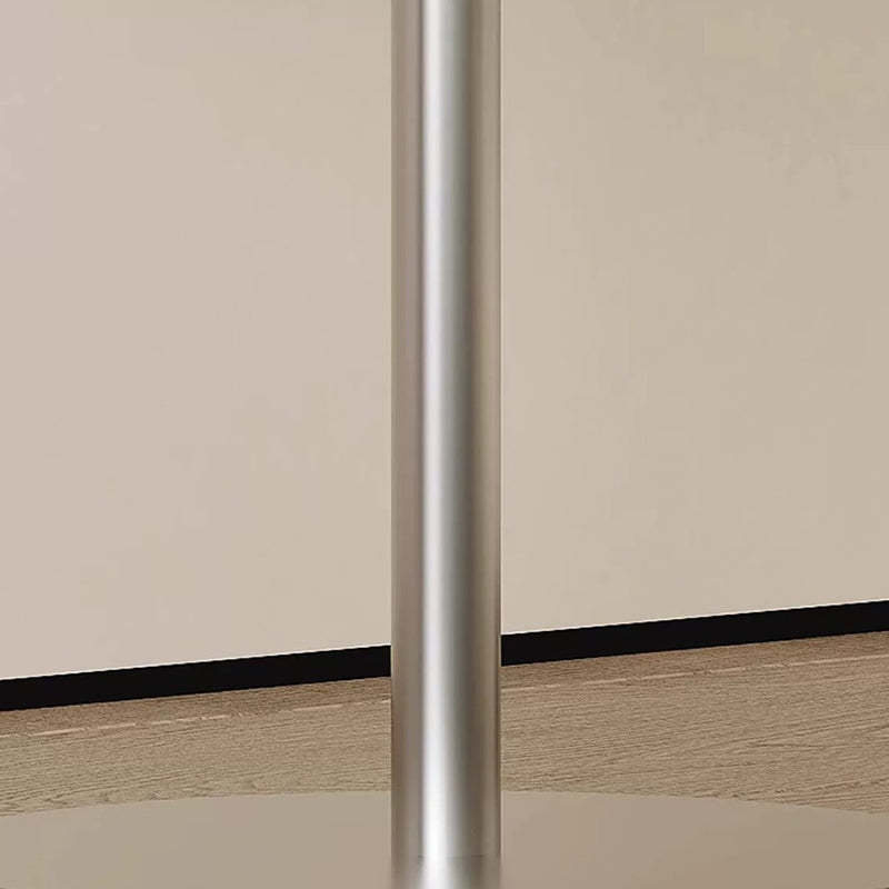 Modern Eclectic Steel Pine 2-Tier End Table