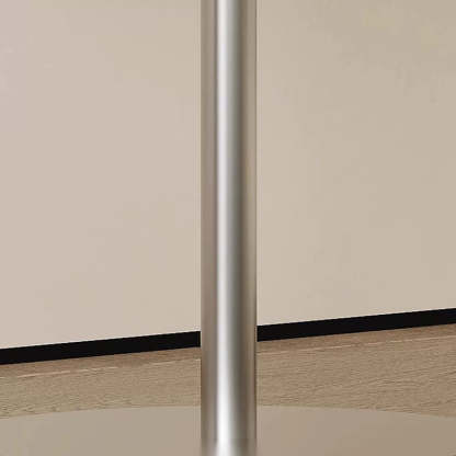 Modern Eclectic Steel Pine 2-Tier End Table