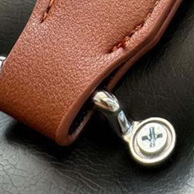Modern Leather Upholstered Portable Footstool