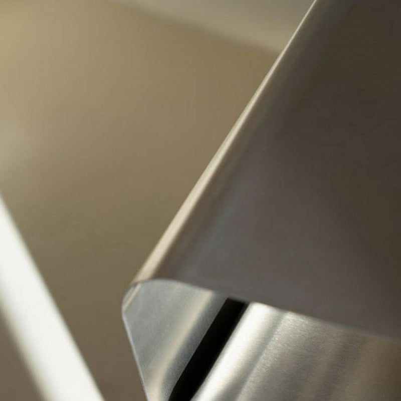 Minimalist Curved Steel Side Table