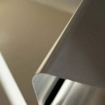 Minimalist Curved Steel Side Table