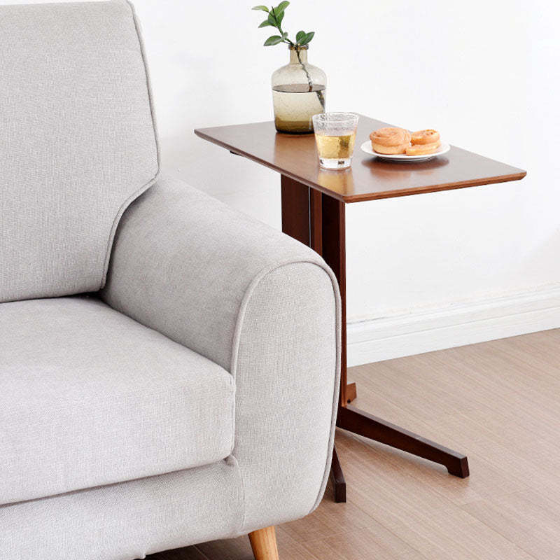 Minimalist Square Wood End Table