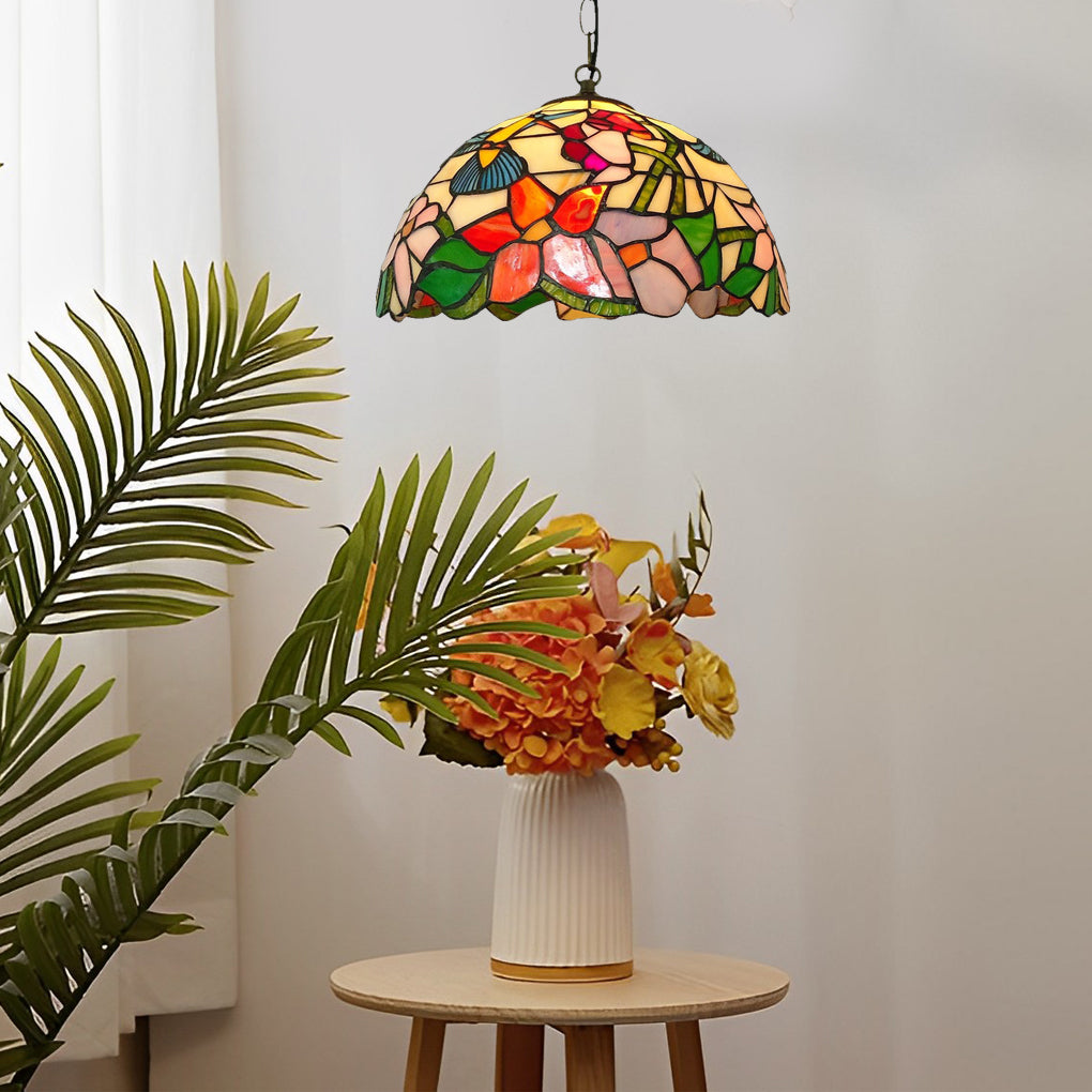 Handmade Baroque Colorful Glass European Chandelier