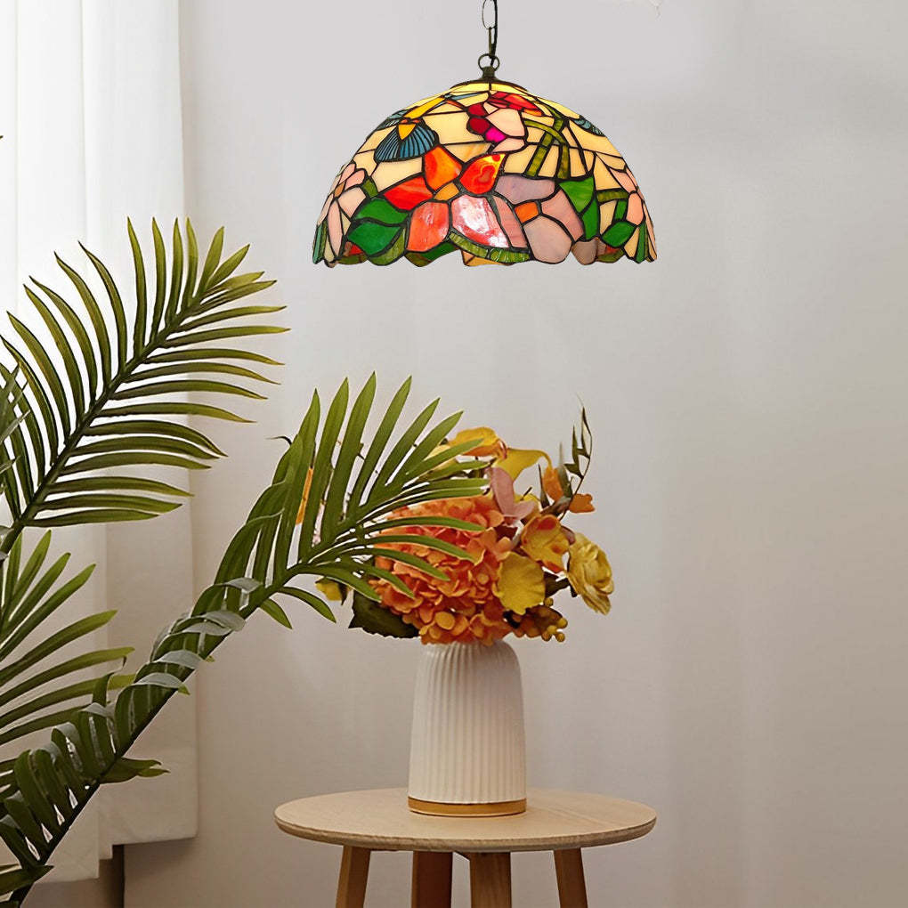 Handmade Baroque Colorful Glass European Chandelier