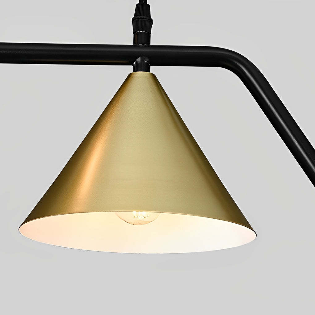 Strip Cone Glass Bubble LED Nordic Chandelier