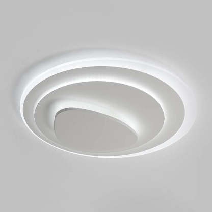 Nordic Geometric Wrought Iron Flush Ceiling Light
