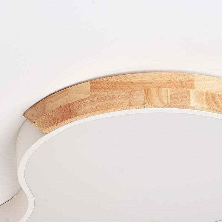 Nordic Macaron Block Clouds LED Flush Mount Light