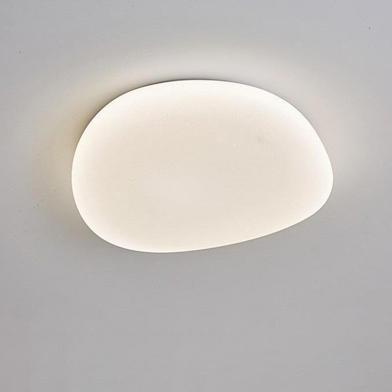 Minimalist Pebble Acrylic LED Flush Mount Light