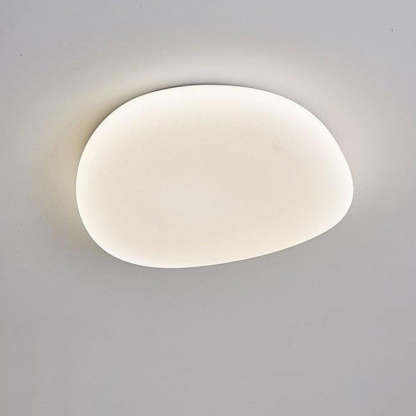 Minimalist Pebble Acrylic LED Flush Mount Light