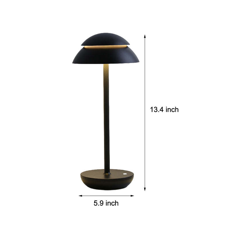 Modern Double-Dome Touch LED Accent Lamp
