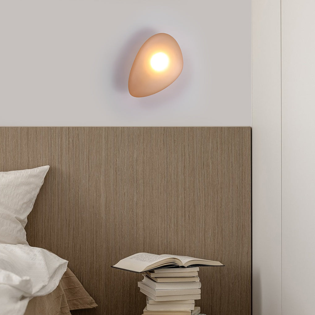 Colorful Glass Pebbles LED Modern Indoor Wall Sconce