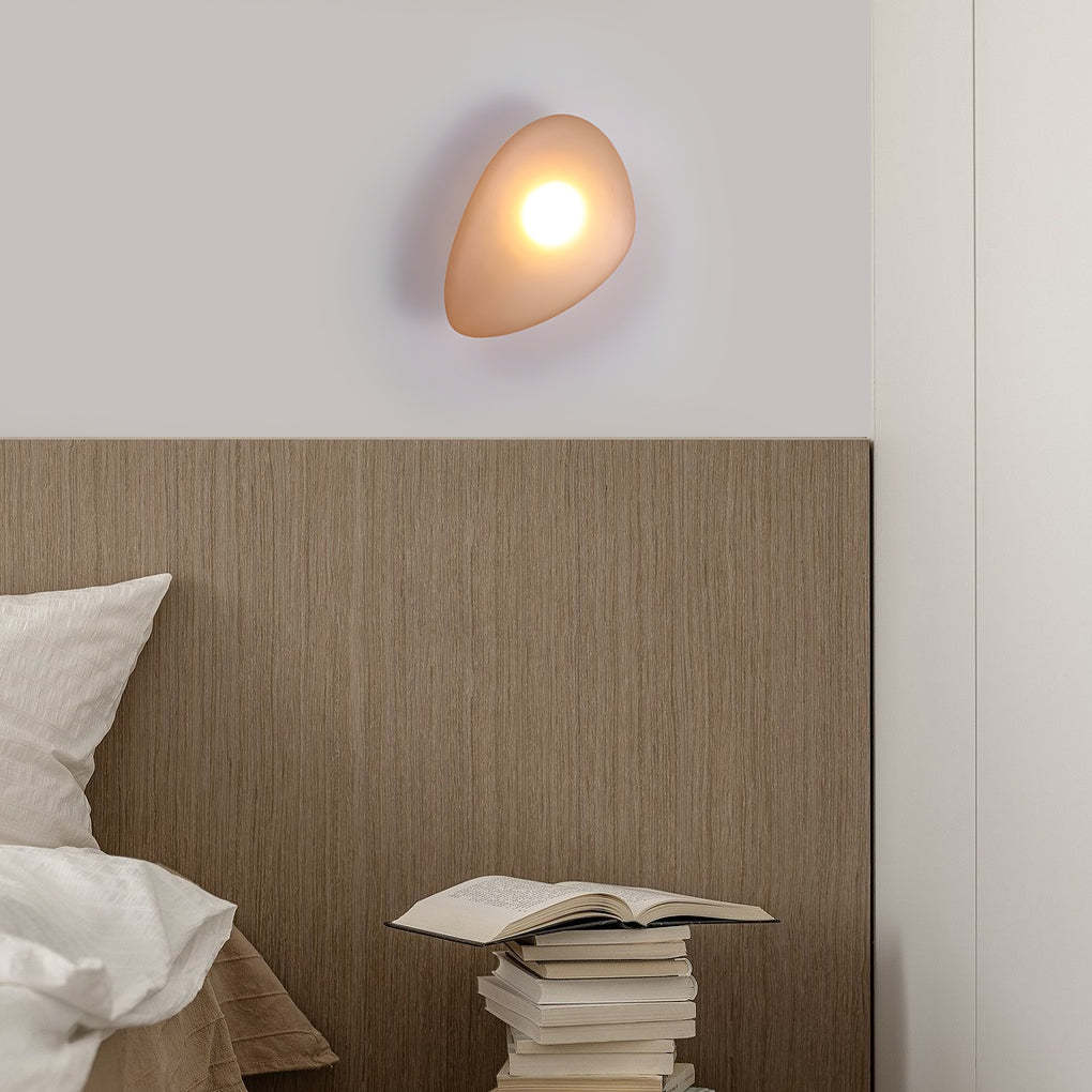Colorful Glass Pebbles LED Modern Indoor Wall Sconce