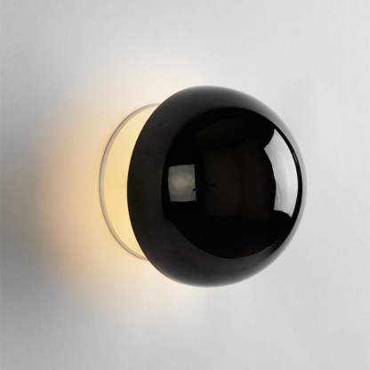 Modern Meteorite Semicircle Metal LED Sconce