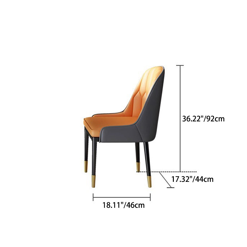 Nordic Elliptical Slab Wood Glass Dining Table