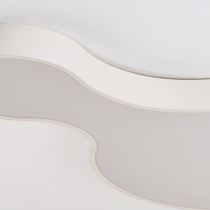 Nordic Macaron Block Clouds LED Flush Mount Light