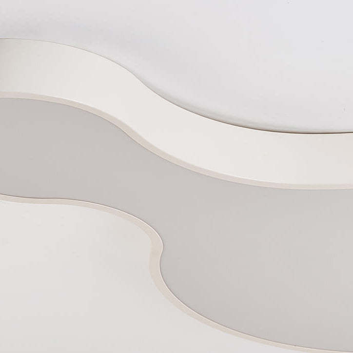 Nordic Macaron Block Clouds LED Flush Mount Light