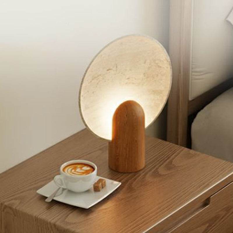 Modern Rubber Wood Bedside Nightstand
