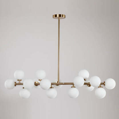 Nordic Magic Bean Glass Ball Island Chandelier
