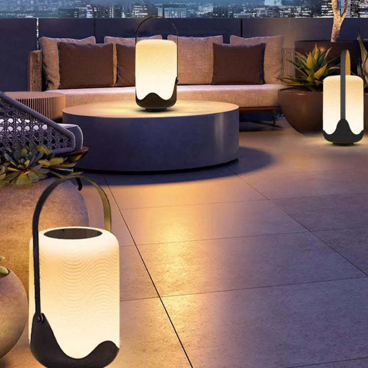 Modern Solar Iron Rechargeable Landscape Light