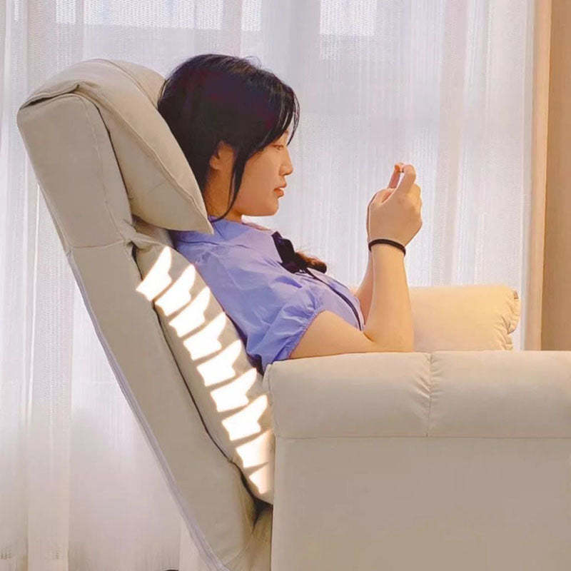 Modern Fabric Steel Adjustable Recliner With Footrest
