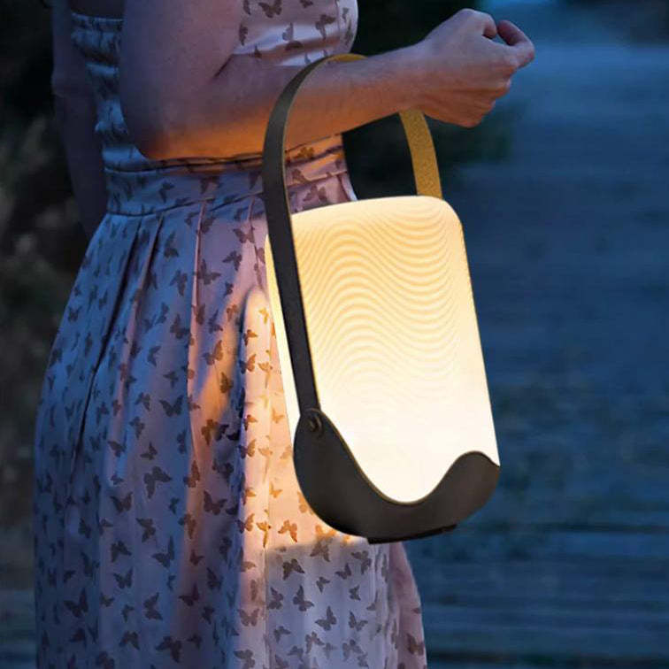 Modern Solar Iron Rechargeable Landscape Light