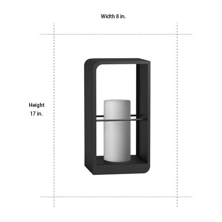 Dazuma Waterproof Black Modern Solar Lights