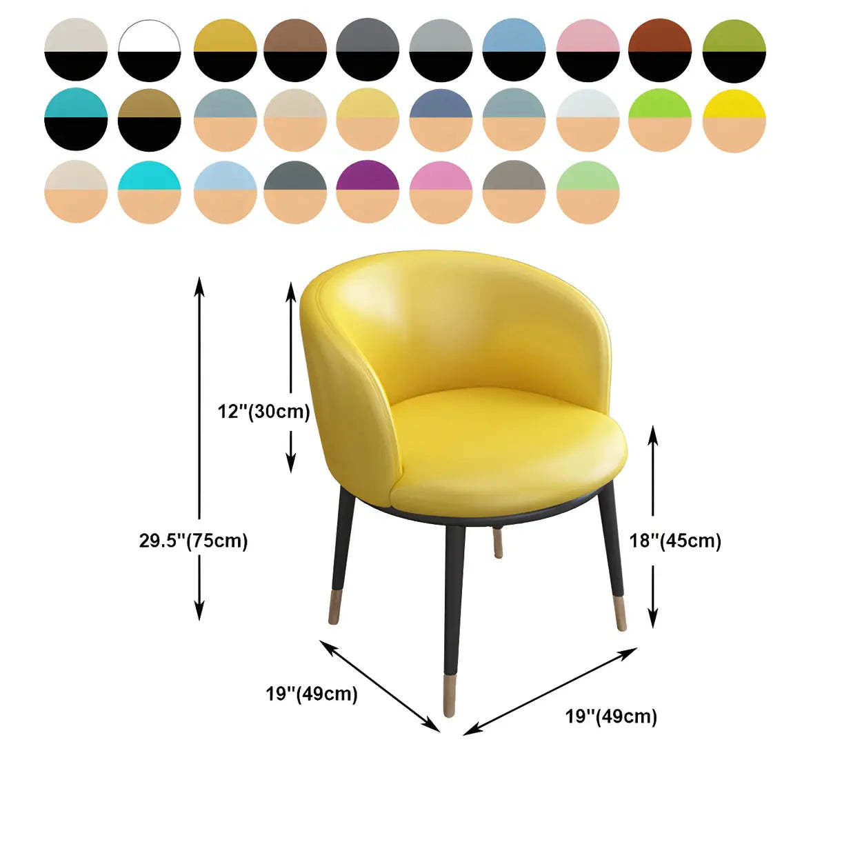 Stylish Green Compact Task Chair