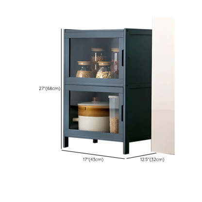 Freestanding Tall Wood Kitchen China Cabinet