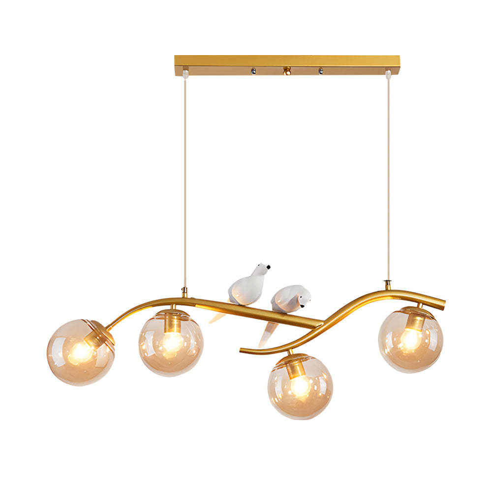 Long Branch Bird Ball Nordic Dining Chandelier