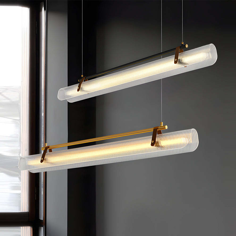 Acrylic Nami Linear Adjustable Island Pendant