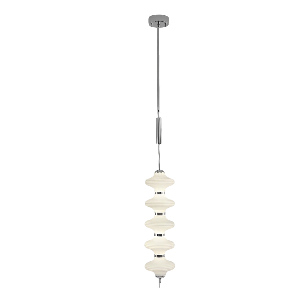 Glass Gourd Metal LED Minimalist Mini Chandelier