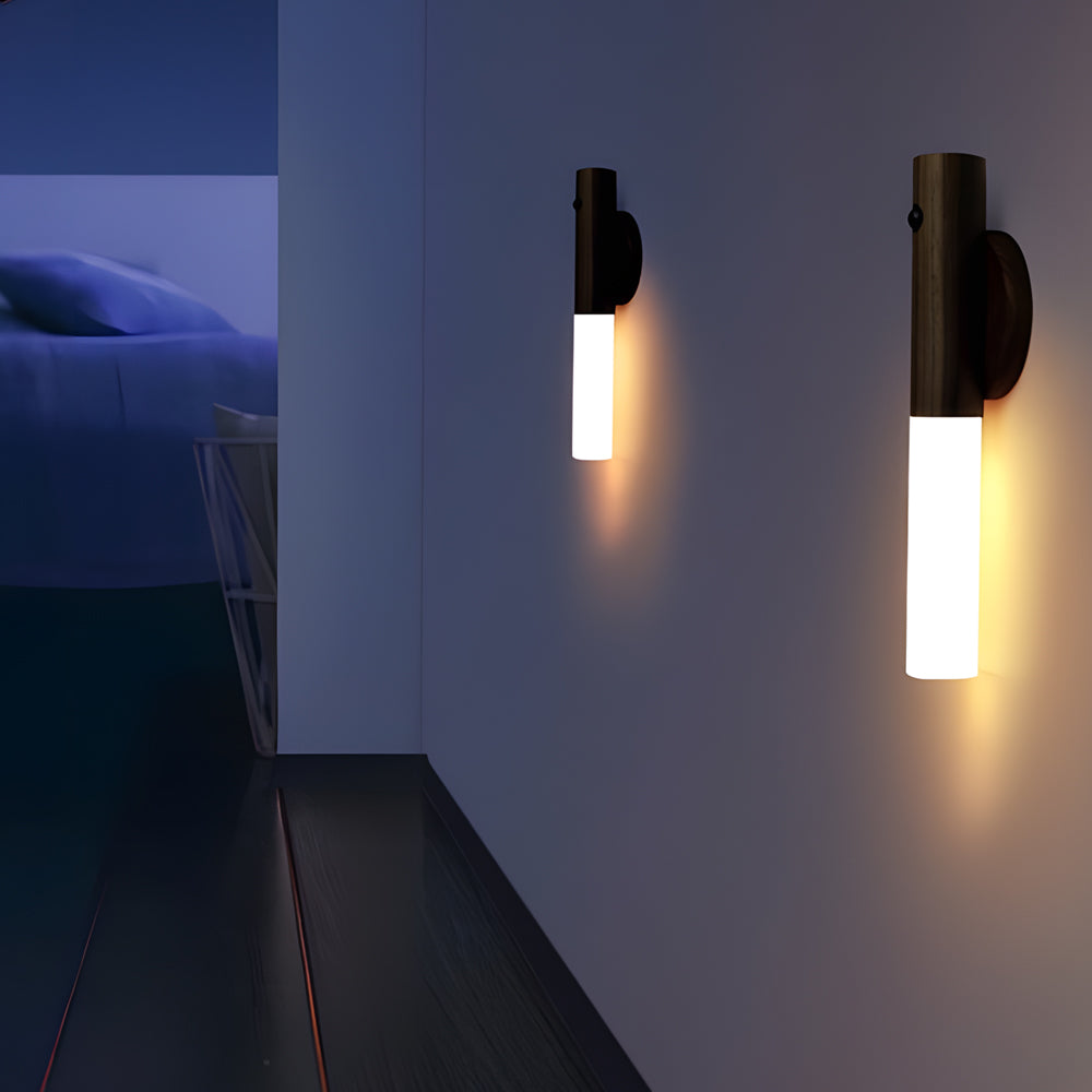 Wood Stick Motion Sensor USB Night Light