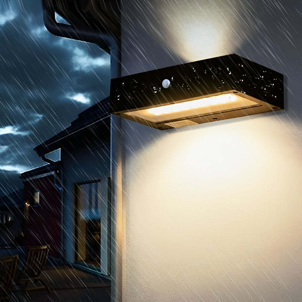 Up Down Motion Sensor Modern Solar Wall Lamp
