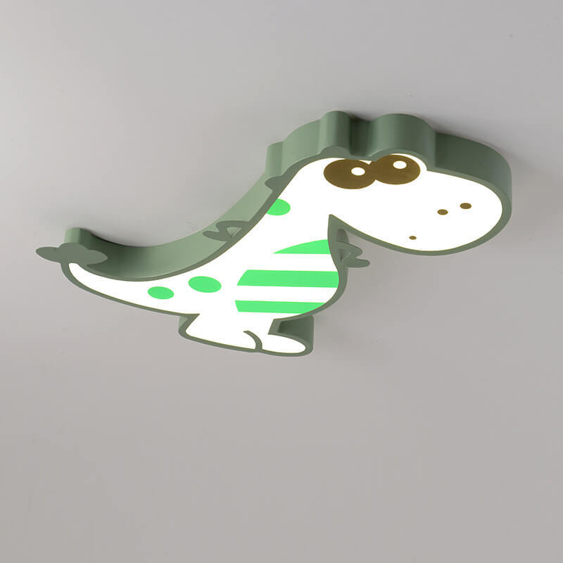 Cartoon Dinosaur LED Flush Mount Light
