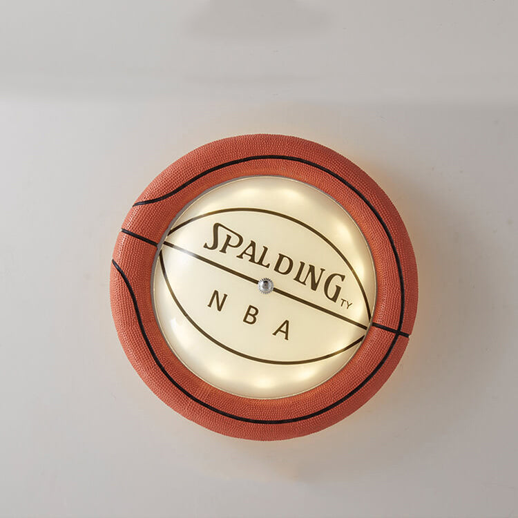 Resin Basketball LED Flush Mount Light