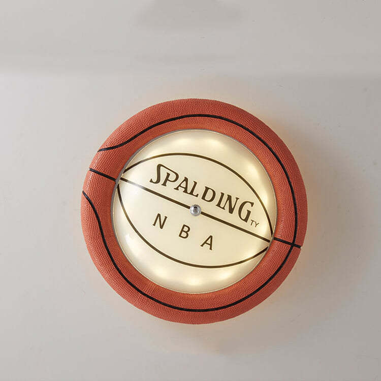 Resin Basketball LED Flush Mount Light