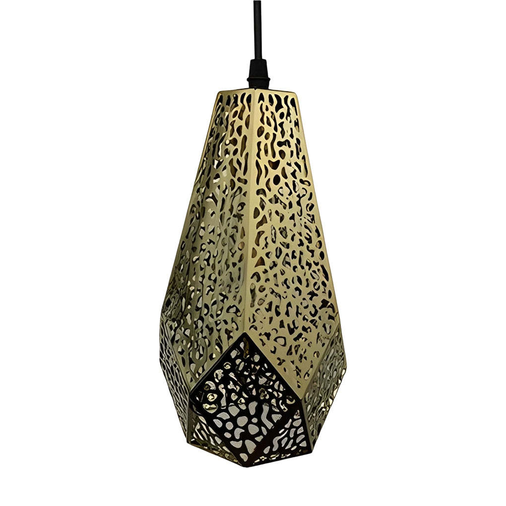 Hollow Stainless Steel Gourd Postmodern Chandelier