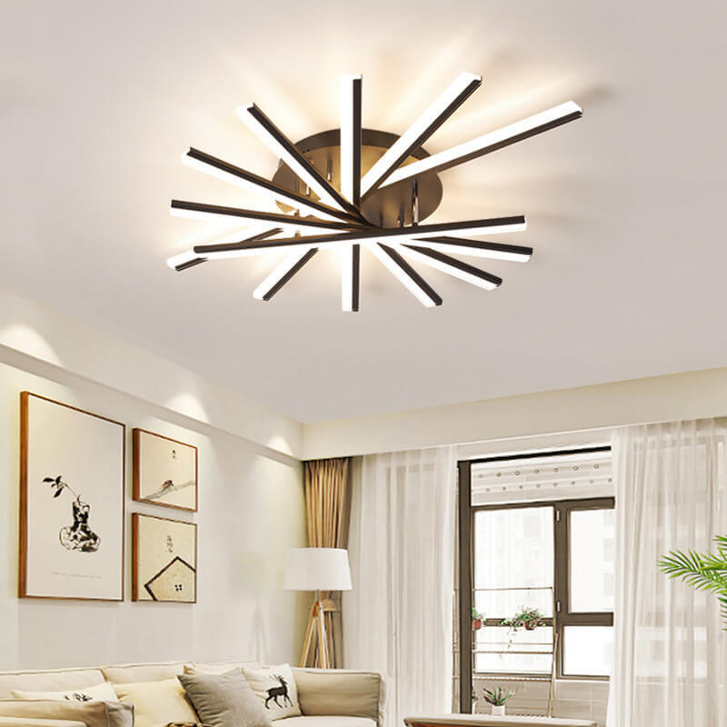 Nordic Line LED Semi-Flush Ceiling Light